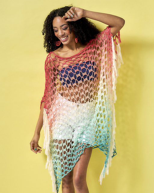 Ombre Beach Shawl