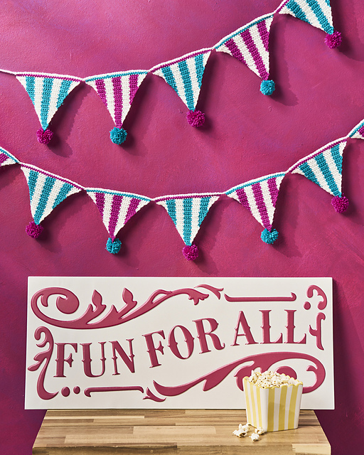 Circus Collection Stripy Bunting