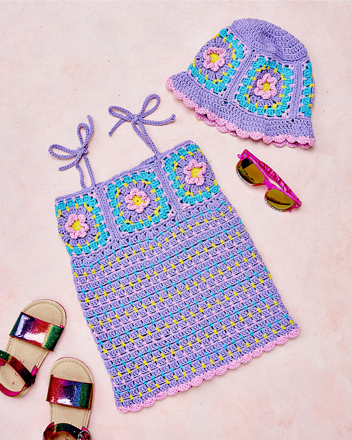 Baby Beach Dress and Sun Hat