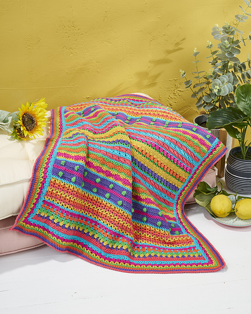 Summer Home Sampler Blanket