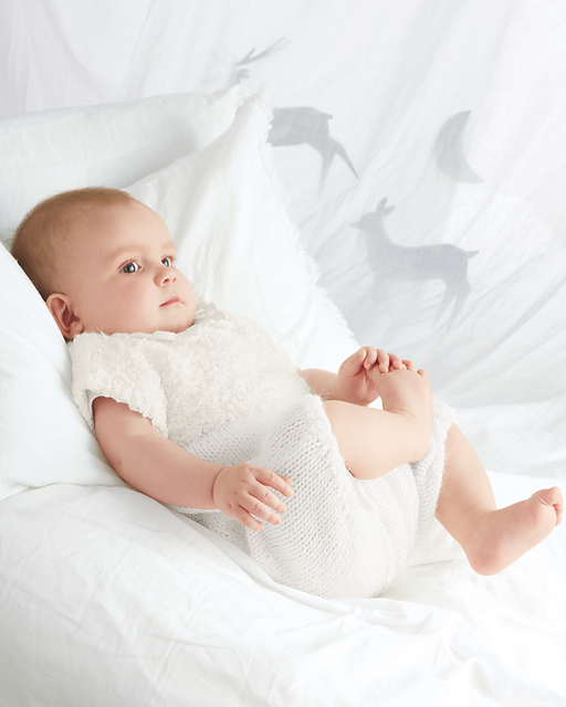 Knitted Cloud Romper