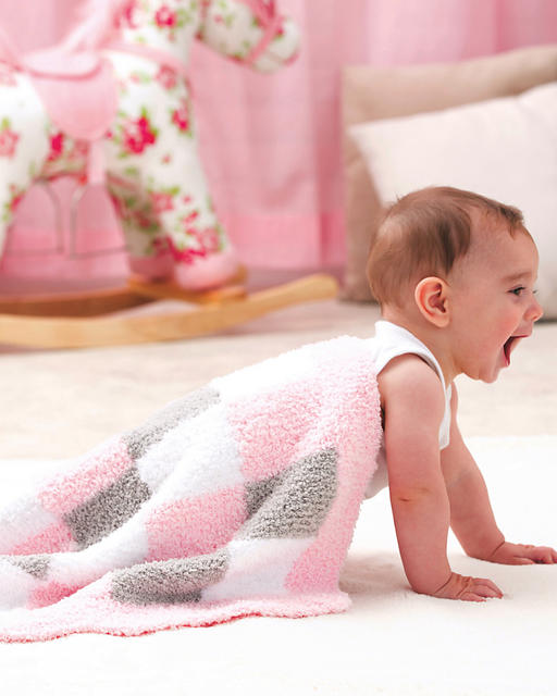 Patchwork Knit Baby Blanket