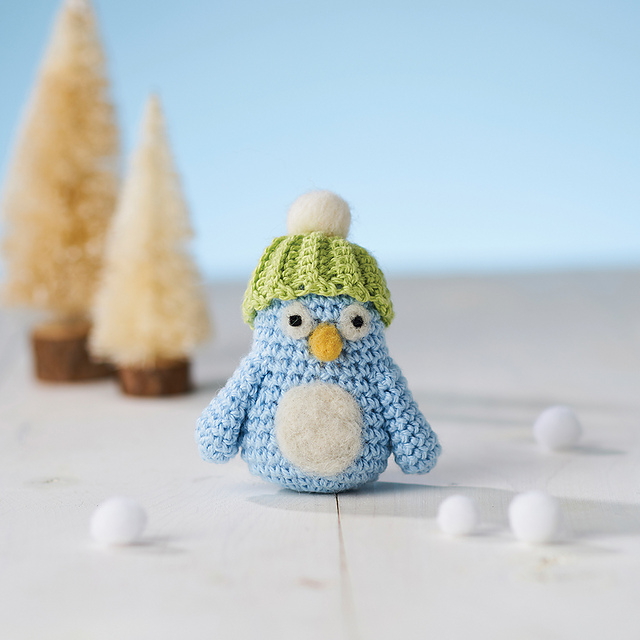 Needlefelted Mini Penguin
