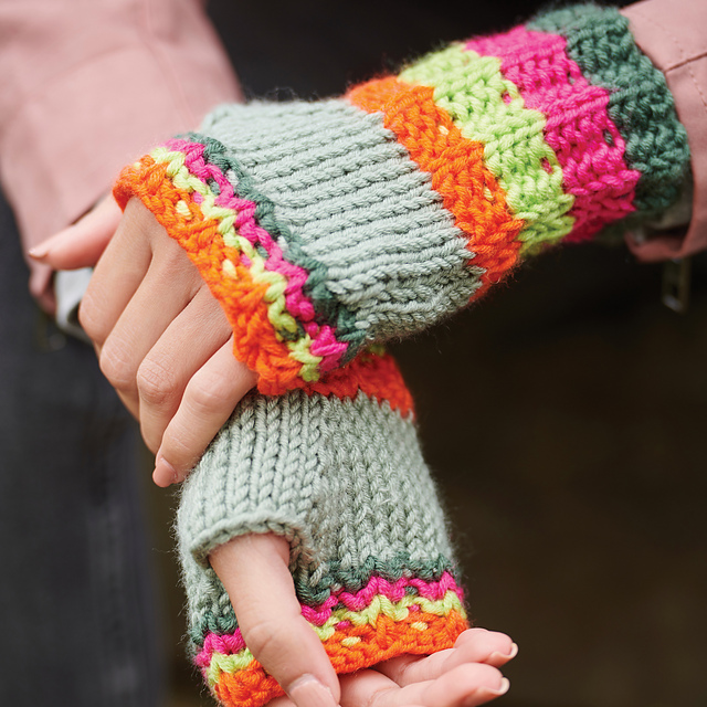 Rainbow Mittens