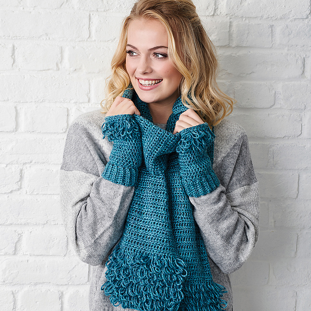 Scarf & Mitts