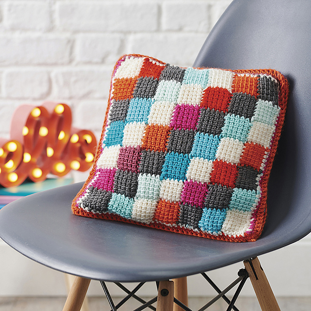 Tunisian Cushion