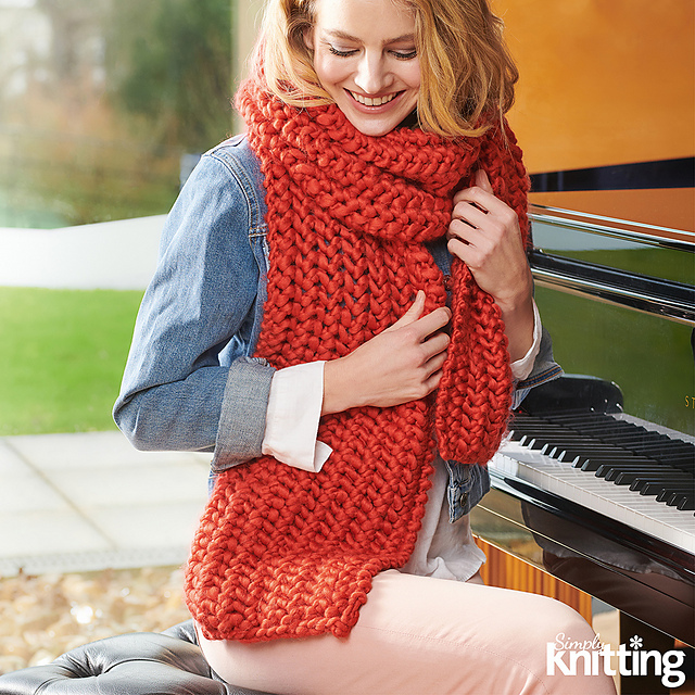 Mesh Stitch Scarf