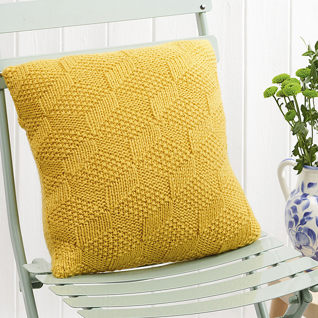 Tumbling Blocks Cushion