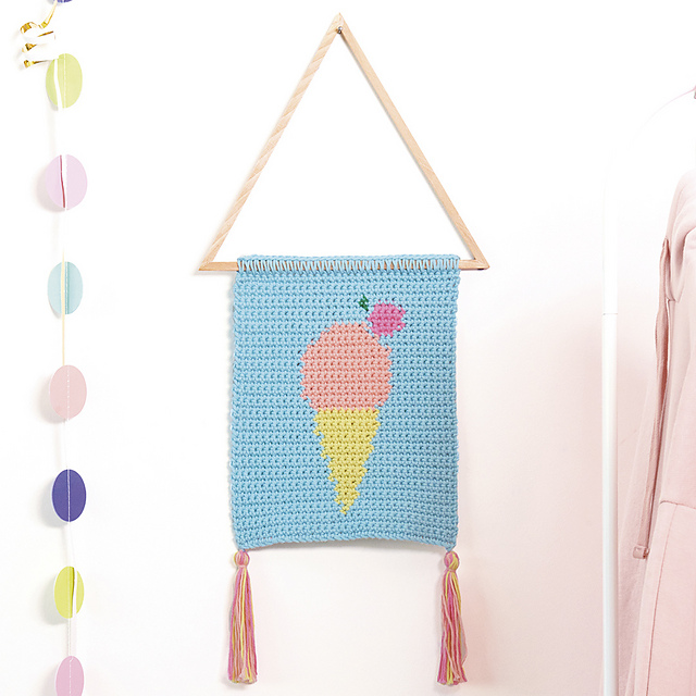 Ice Cream Wall Hanging