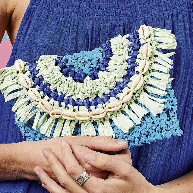 Fringed Clutch Bag