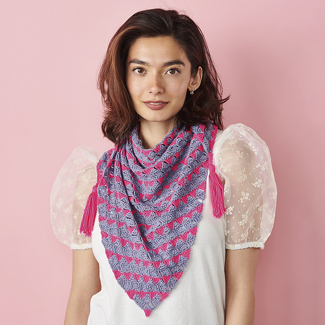 Summer Triangles Shawl