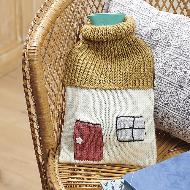 Dreamhouse hot water bottle cover