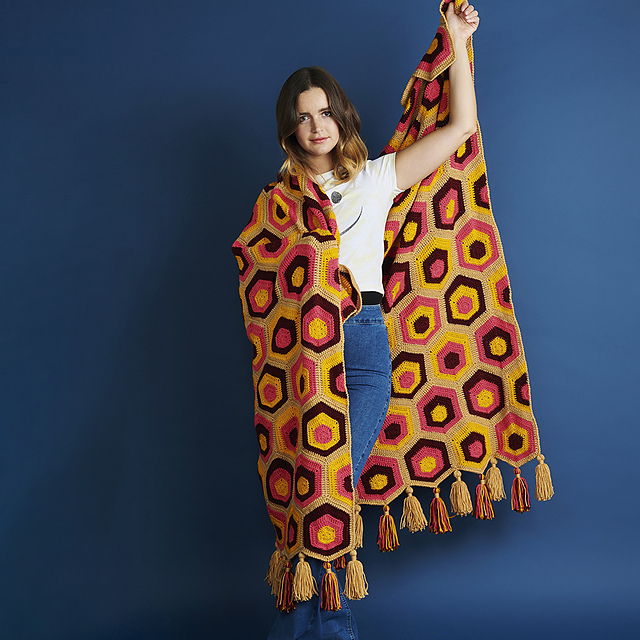 Magnetic Hexie Blanket