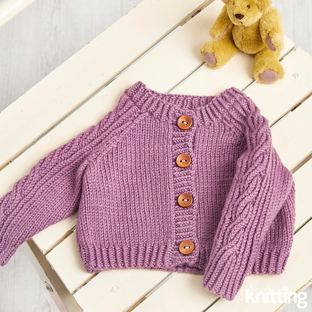 Raglan Baby Cardigan
