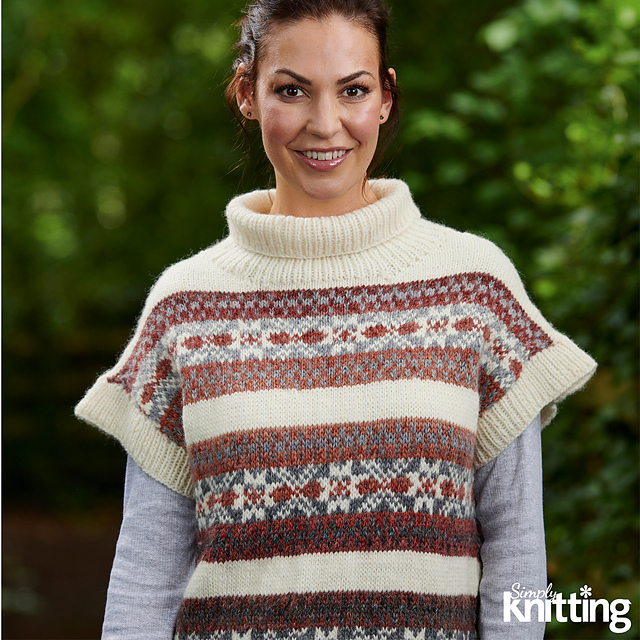 Ravelry: Shetland Poncho pattern by Monica Russel