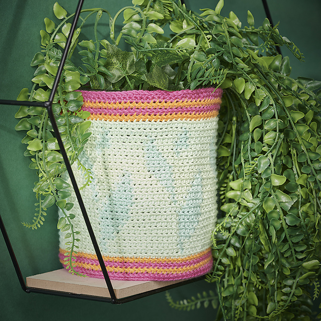 Botanical Plant Pot Cover
