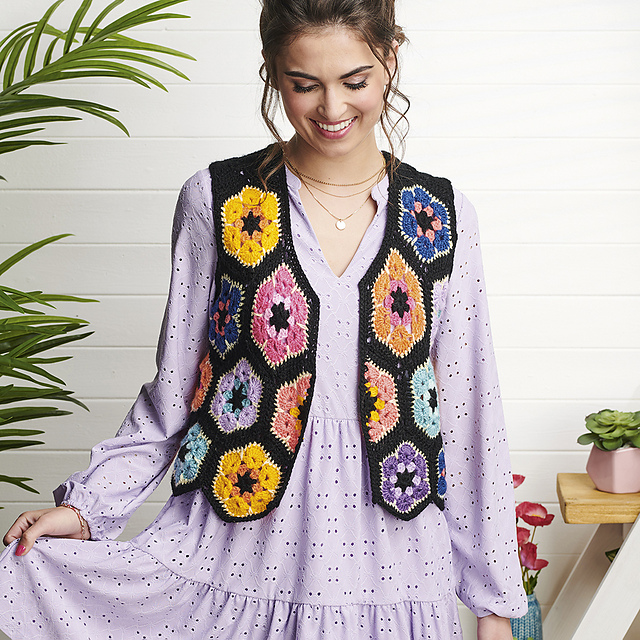 African Flower Waistcoat