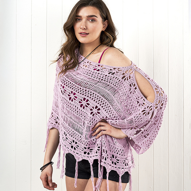 Hairpin Lace Poncho