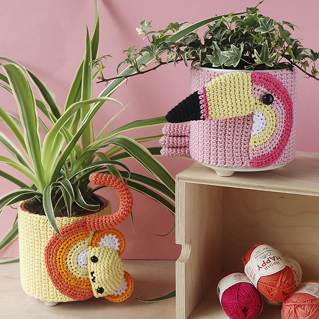 Animal Plant Pot Cosies