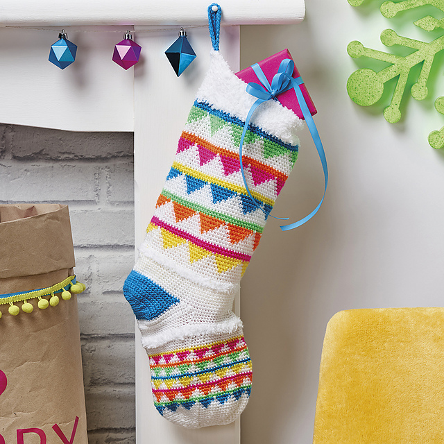 Neon Christmas Stocking