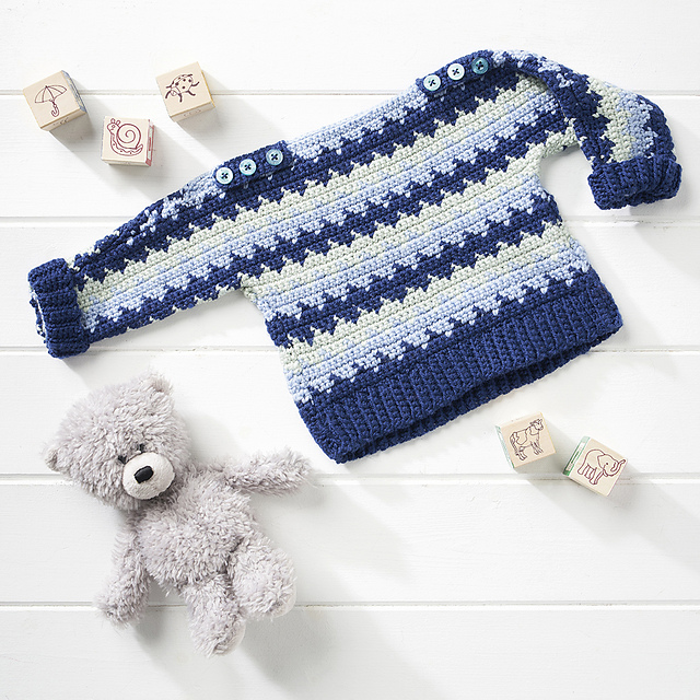Tiny Wave Baby Jumper