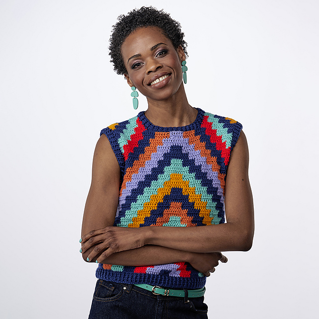 Ravelry: Zigzag Striped Vest pattern by Lauren Willis