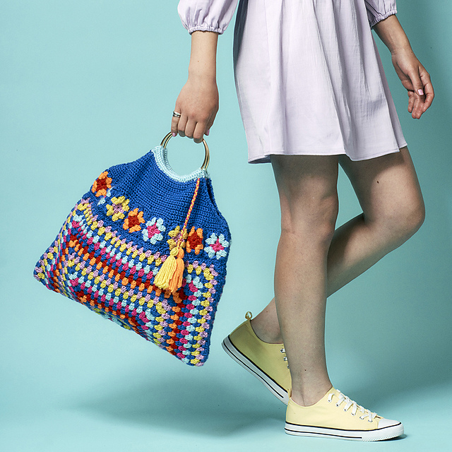 Granny Square Tote Bag