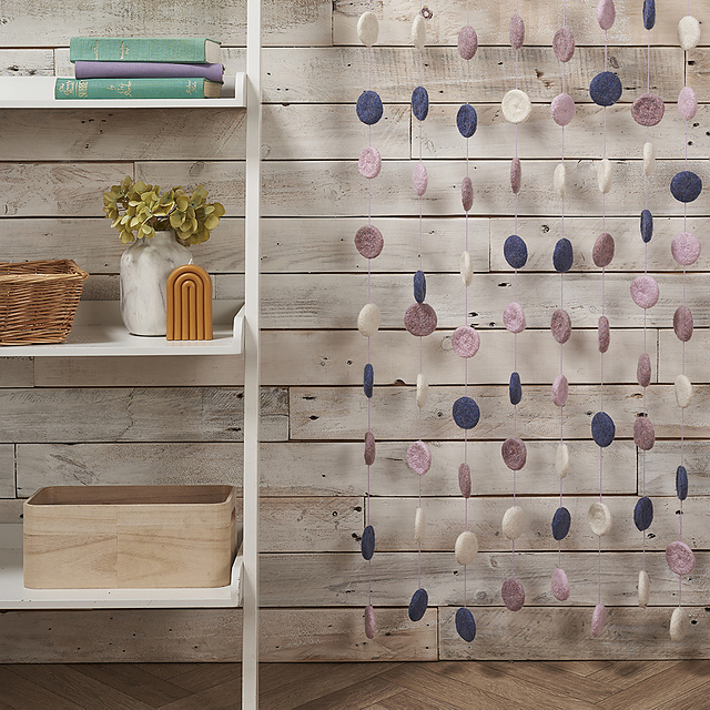 Felted Dots Wall Hanging