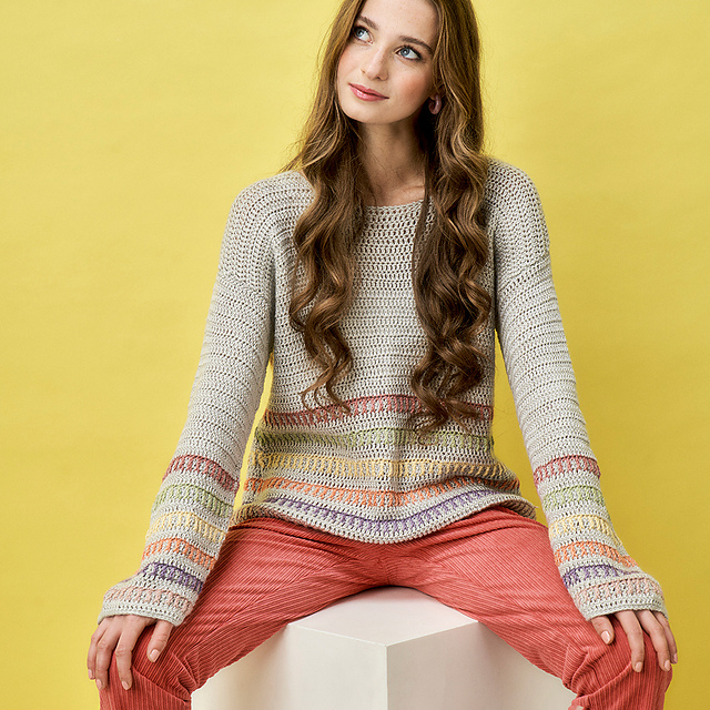 Lightweight Patterned Sweater