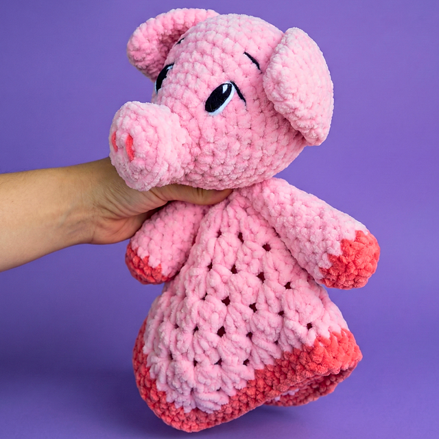 Mini Pig Lovey Blanket