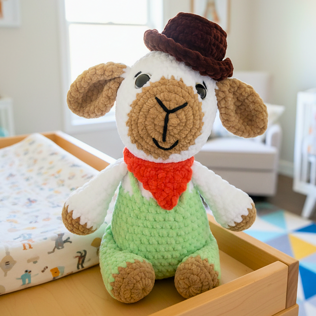 Sheep With Hat and Clothes