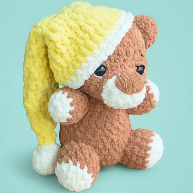Sleepy Teddy Bear Plushie