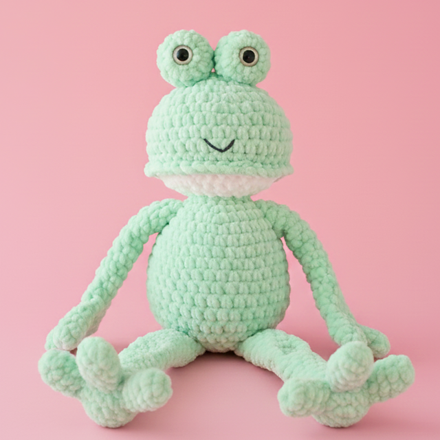Stuffed Frog Plushie