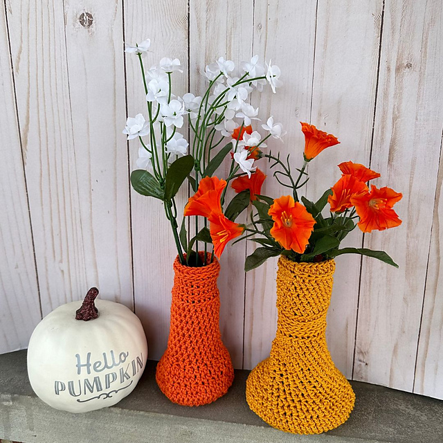 Cotton Flower Vases