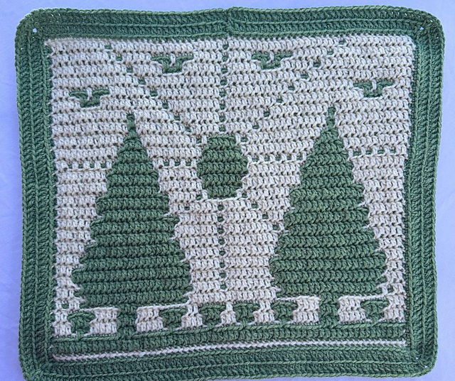 Sunlit Trees Mosaic Panel