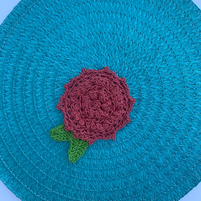 January Flower Applique