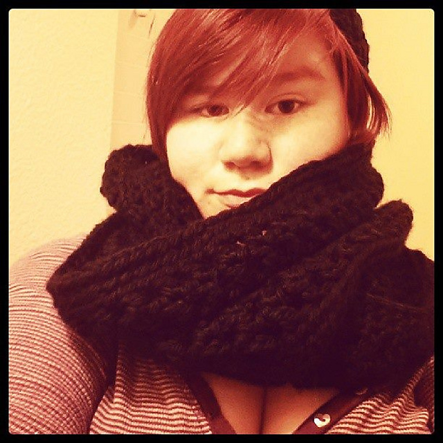 Chunky Winter Infinity Scarf