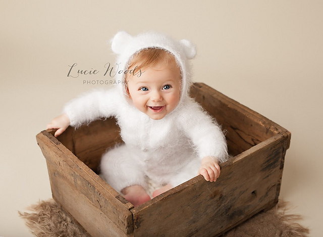Hooded Baby Bear Romper
