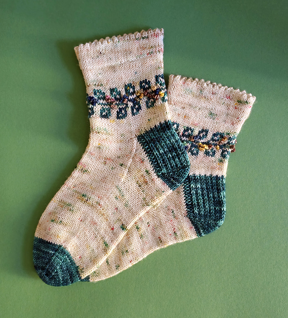 Wreath Socks