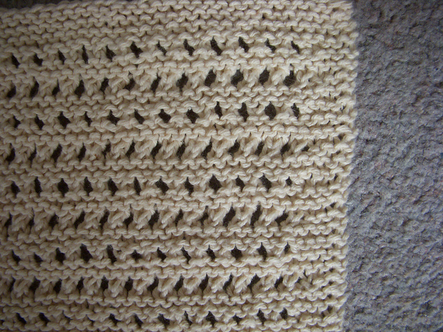 Drunken Honeycomb Dishcloth