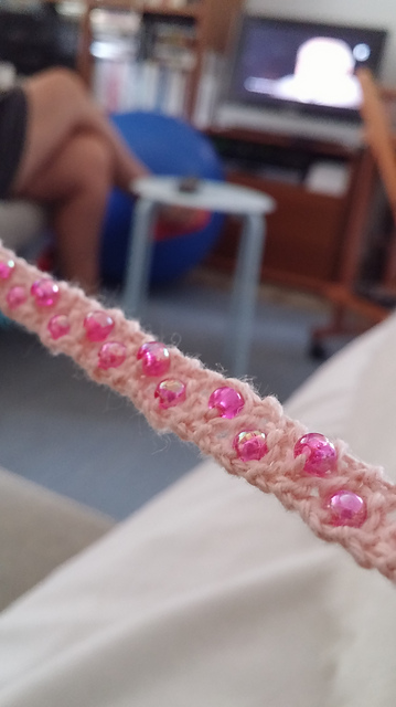 Bracelet perles au riz