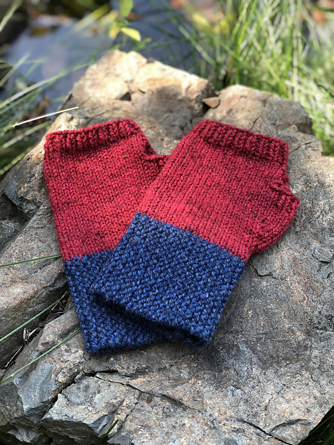 Garter Cuff Mitt