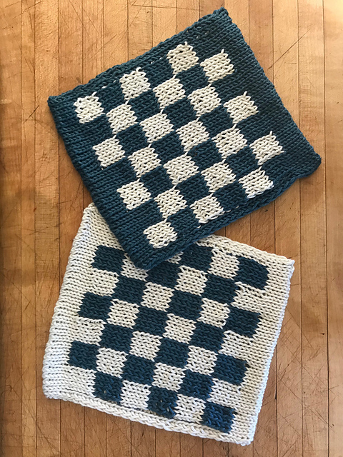 Checkerboard Dishcloth