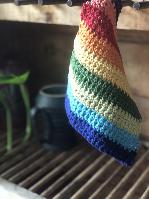 Rainbow Dishcloth