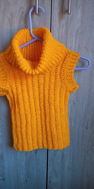 Winter turtleneck top