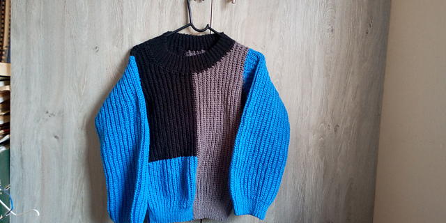 Winter Color block Sweater
