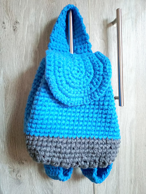 Blue Backpack bag
