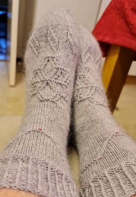 Adventsstjärna Socks