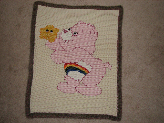 Cheer Bear Afghan
