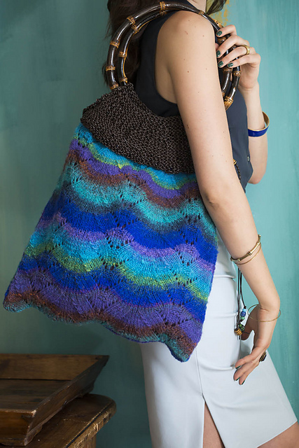 Leather-Trimmed Tote